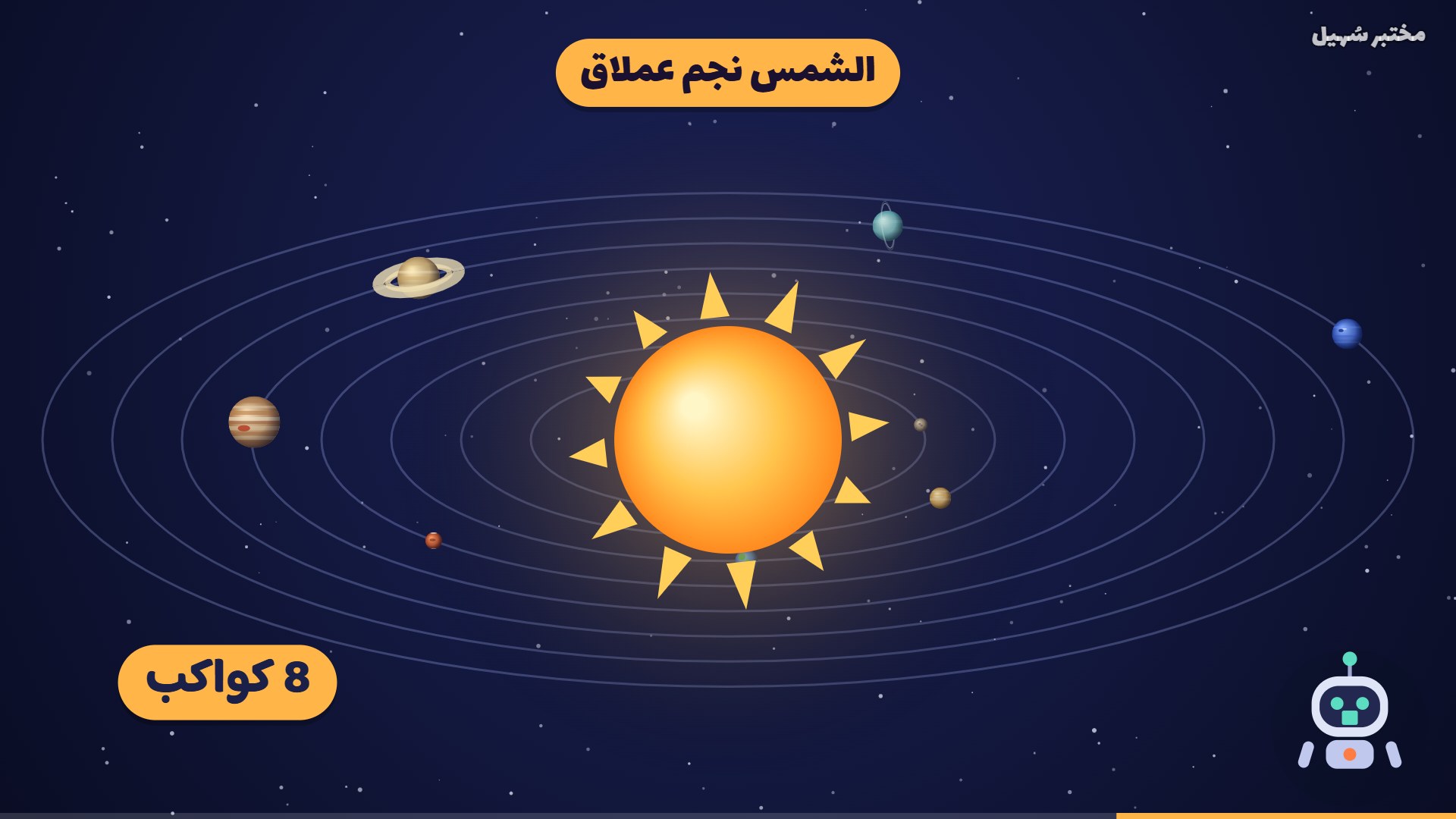 لقطة من درس رحلة إلى الكواكب